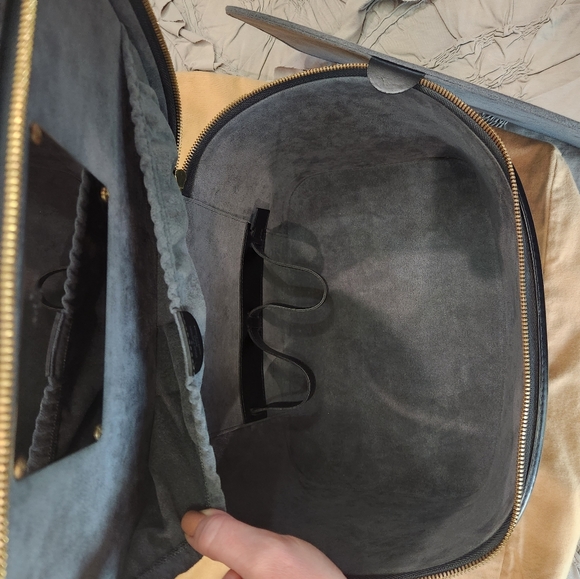 Louis Vuitton Black Epi Leather Nice Vanity Train Case Luggage Bag travel tote - Picture 12 of 12